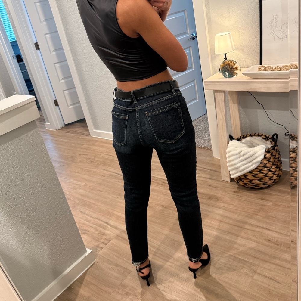 Buckle Black Ankle Skinny Jeans - Picture 3 of 15